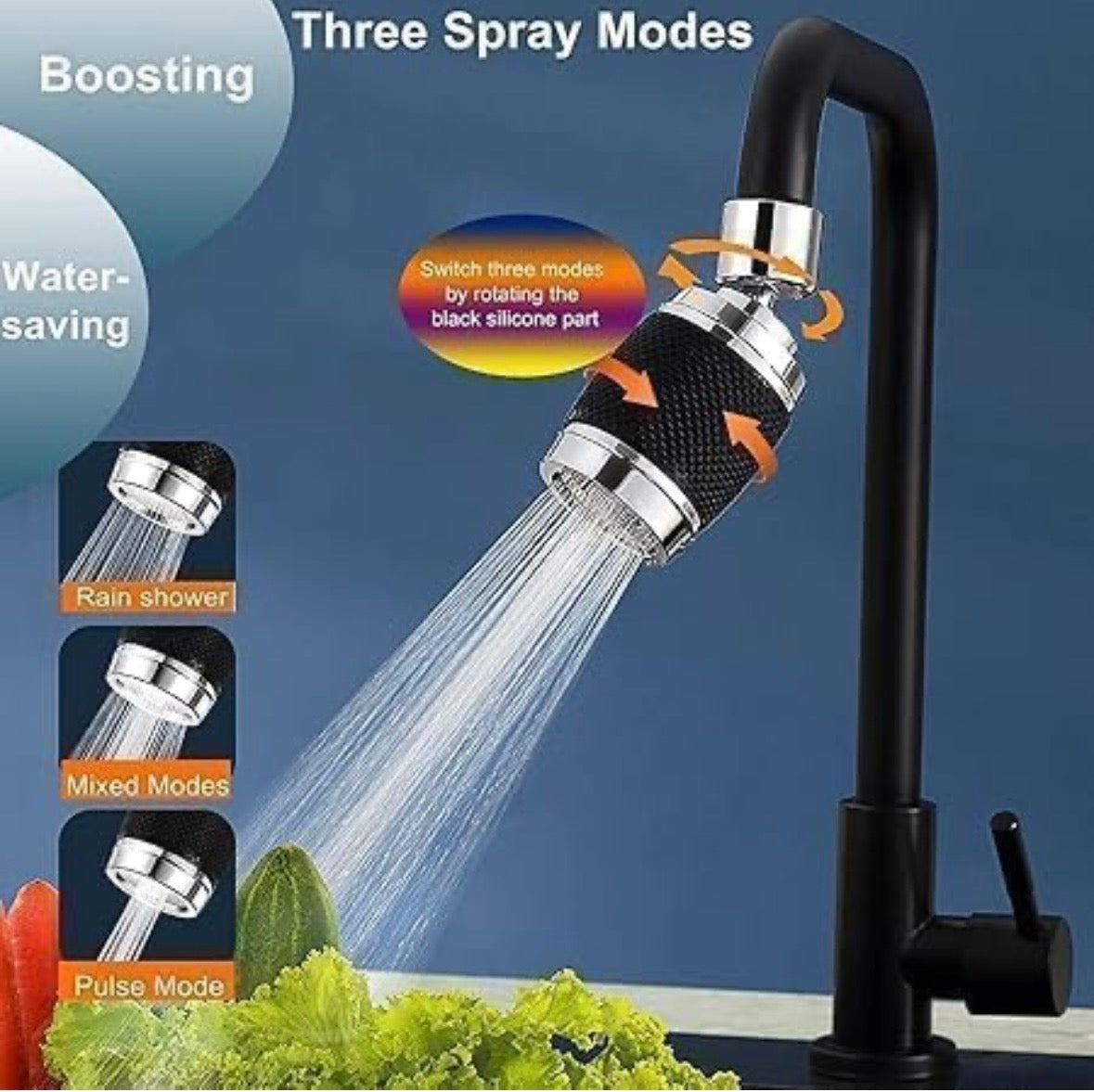 360° Swivel Tap Sink Faucet Extender With Filter